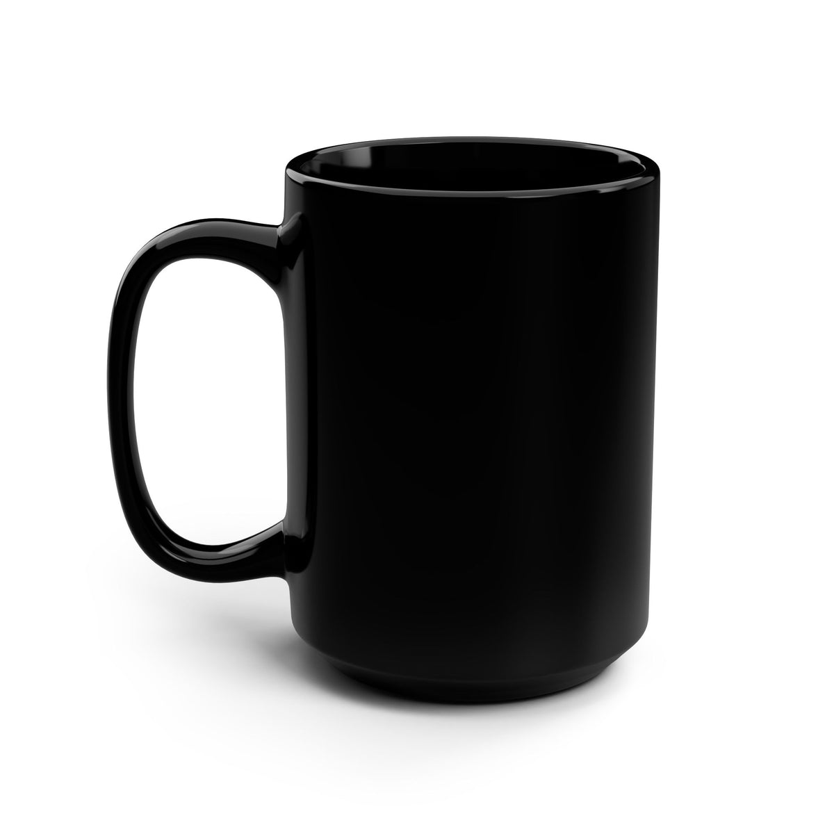 God's Will Is Mercy Black 15oz Coffee Mug — Christian Faith Inspirational Gift